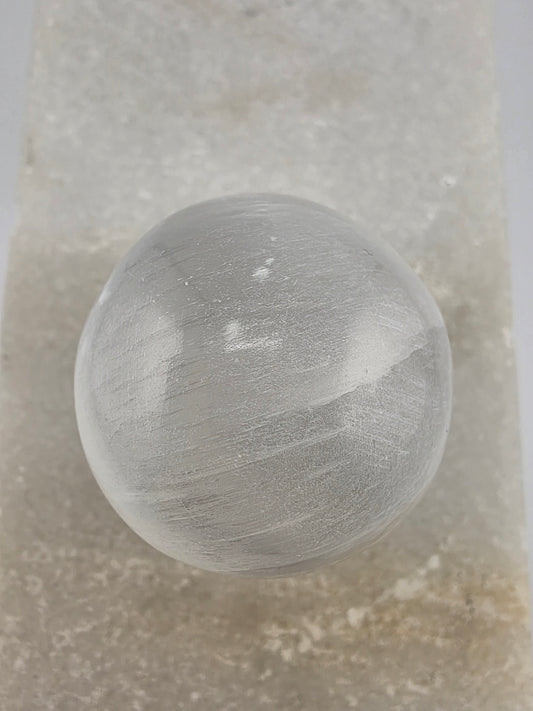 Selenite Sphere (Small Size)