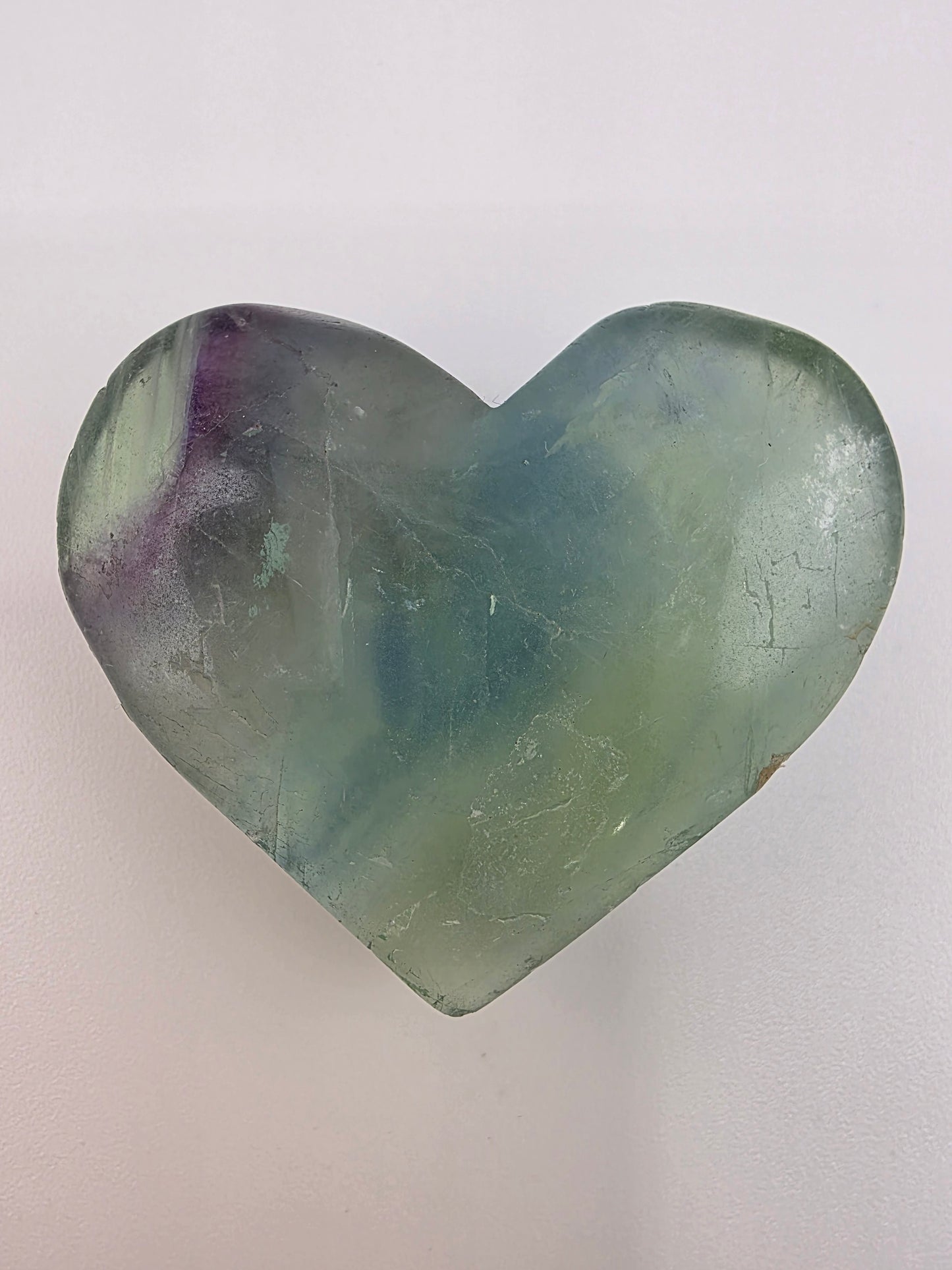 Green Fluorite Heart