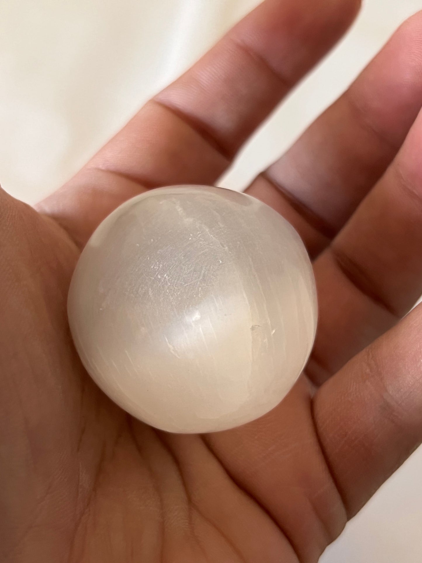 Selenite Sphere (Small Size)