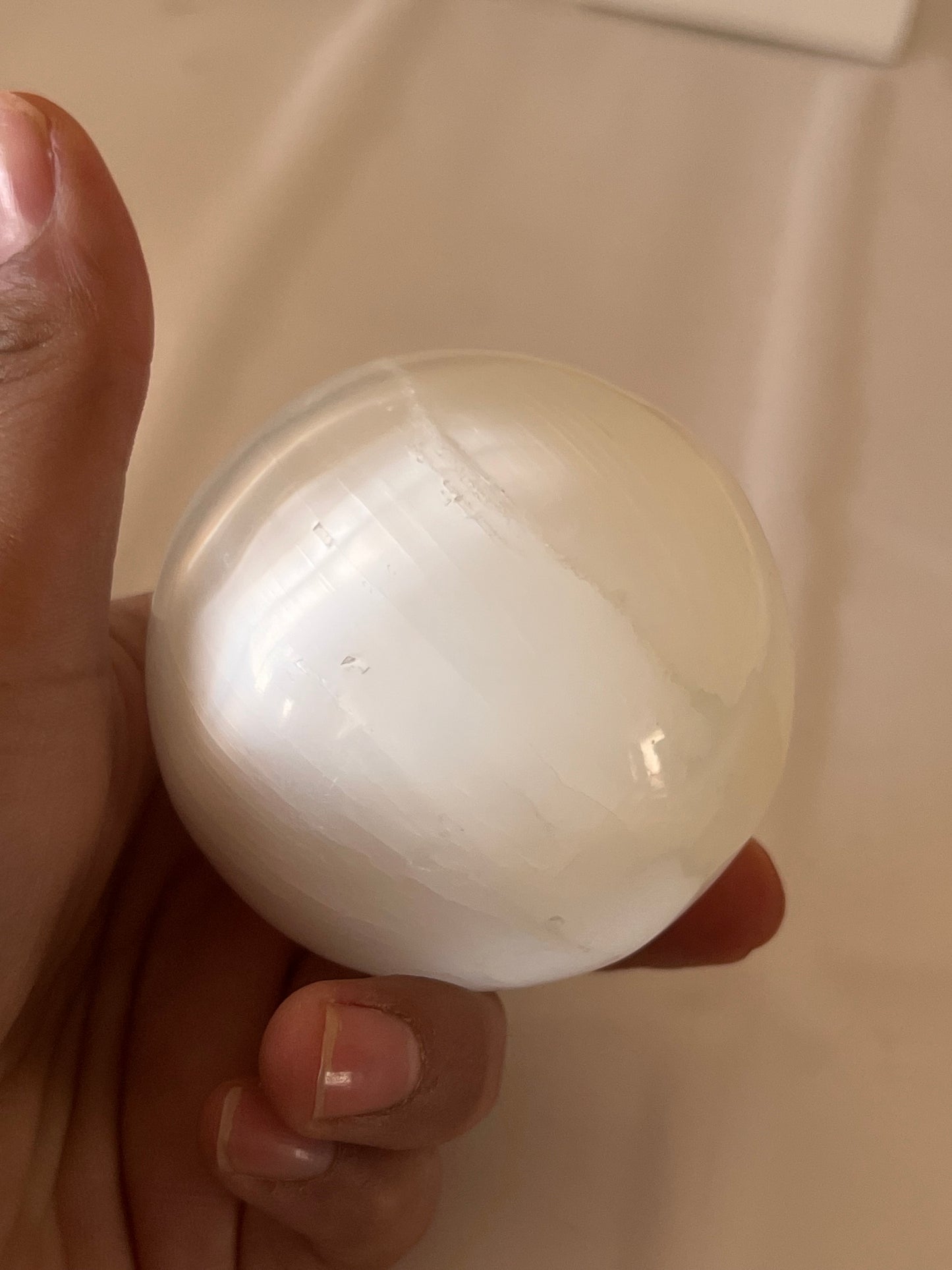 Selenite Sphere (Medium Size)