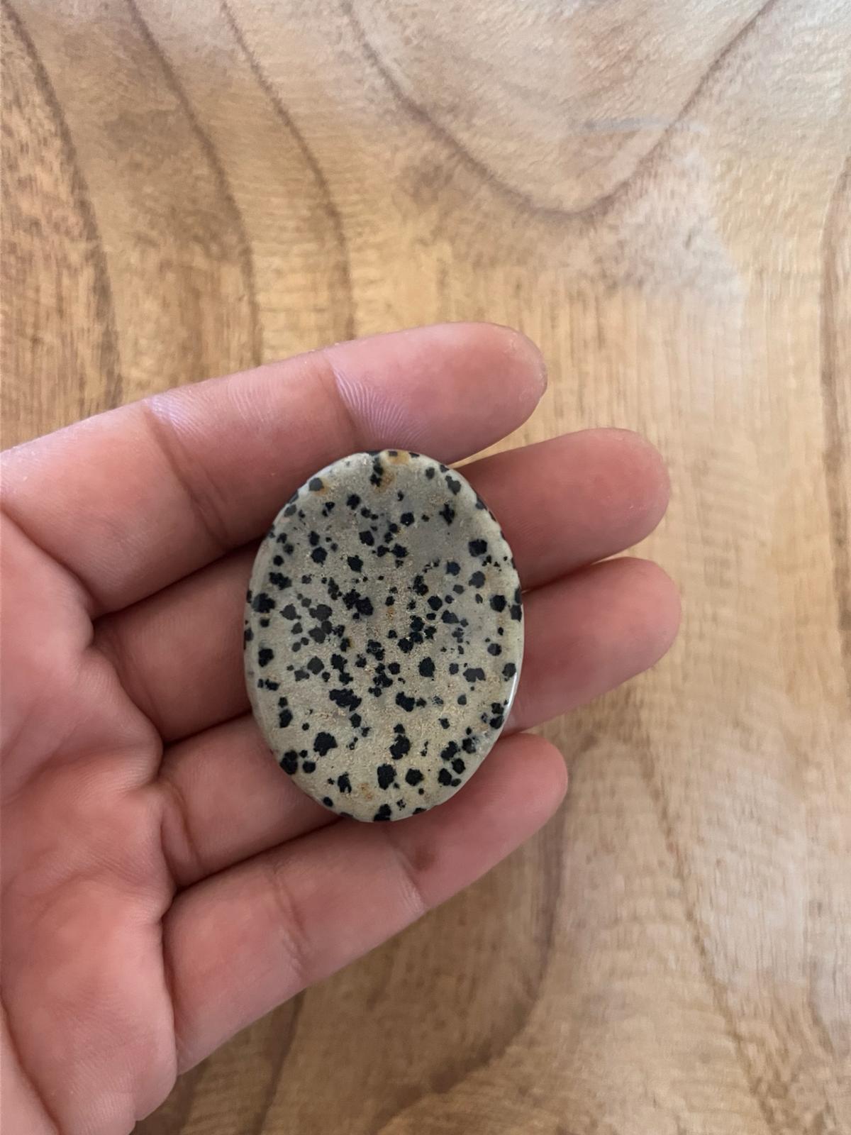 Dalmatian Jasper Worry Stone