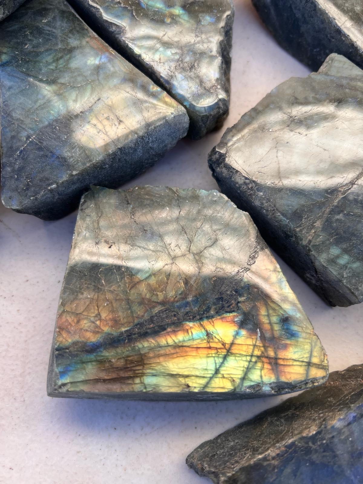 Labradorite Palm Stone