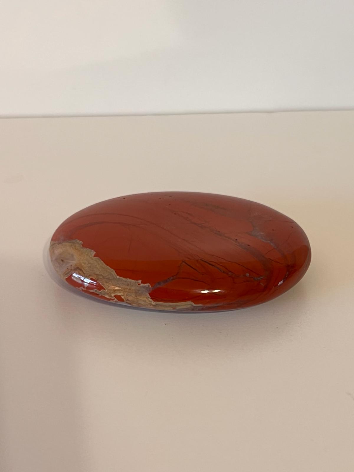 Red Jasper Palm Stone