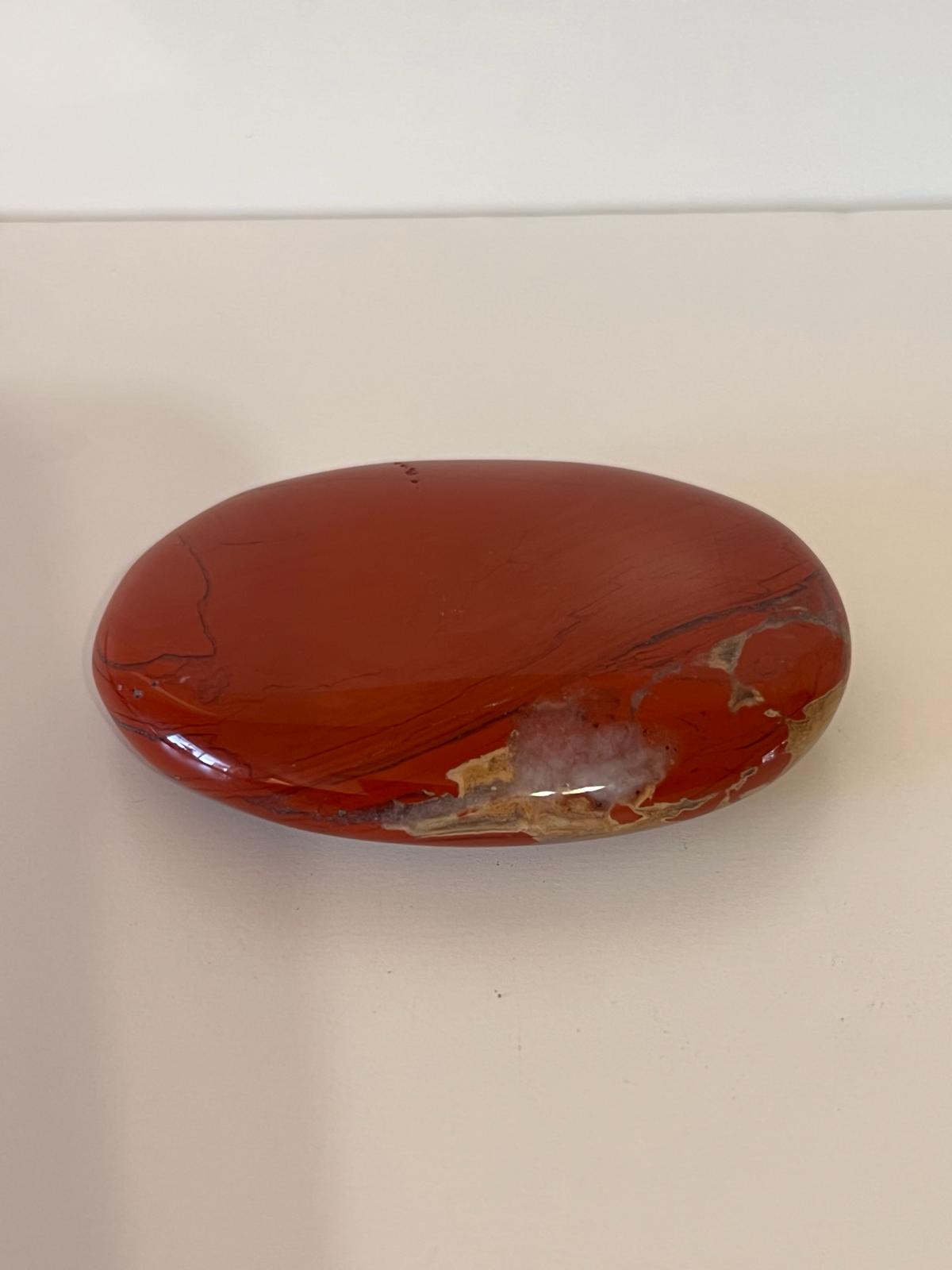 Red Jasper Palm Stone