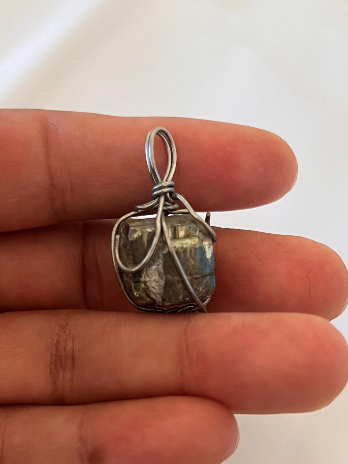 Pyrite Pendant Necklace