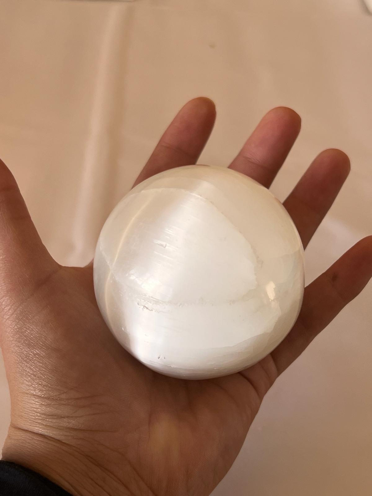 Selenite Sphere (Large Size)