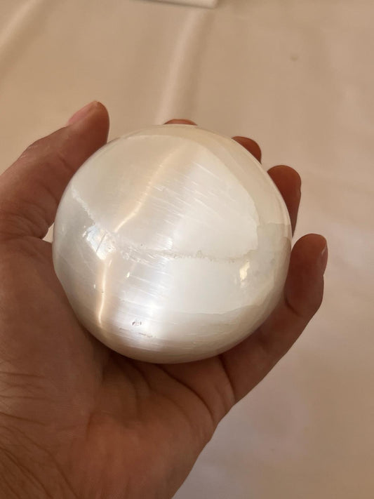 Selenite Sphere (Large Size)