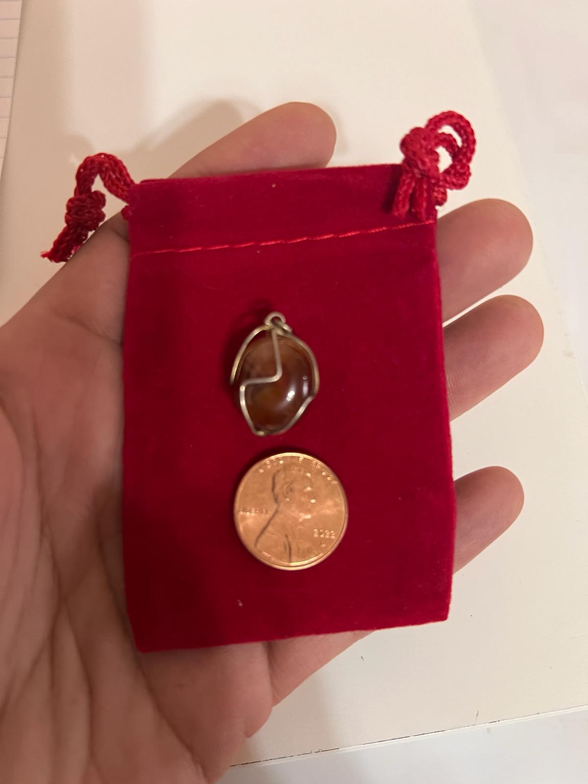 Red Jasper Pendant Necklace